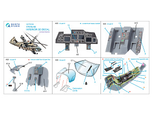 Ka-52 3D-Printed & coloured Interior on decal paper (Dream Model)