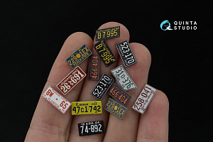 Southeastern U.S. License Plates 1940-1950 (All kits) (with metal base)