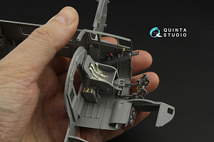 He 111H-6 3D-Printed & coloured Interior on decal paper (Border Model)