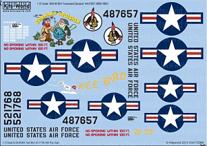 Decal 1/72 Boeing B-29 Superfortress (2) (Kits-World)