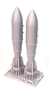 Additions (3D resin printing) 1/48 FAB-500M62 bombs (2pcs) (Mazhor Models)