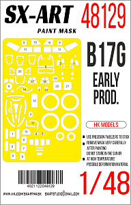 Paint Mask 1/48 B-17G (HK Models)