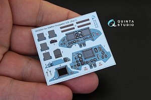 Su-30MKK 3D-Printed & coloured Interior on decal paper (for Trumpeter kit)