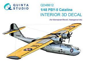 PBY-5 Catalina 3D-Printed & coloured Interior on decal paper (Revell/Monogram)