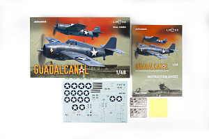 Model kit 1/48 GUADALCANAL Grumman F4F-4 Wildcat (Dual Combo kit) (Eduard kits)