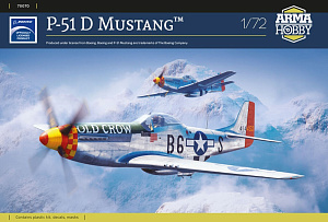 Model kit 1/72 North-American P-51D Mustang (Arma Hobby)
