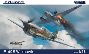 Model kit 1/48 Curtiss P-40E Warhawk (Weekend Edition) (Eduard kits)