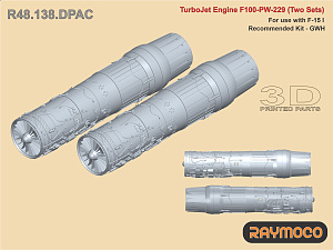 Additions (3D resin printing) 1/48 Collection of 5 sets for F-15 I (GWH) (Raymoco)