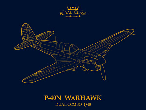 Model kit 1/48 Curtiss P-40N Warhawk (Royal Class, Dual Combo) (Eduard kits)