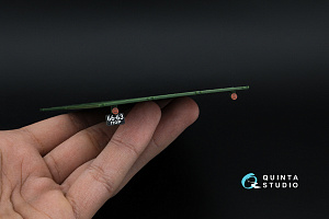 KrAZ-255B 3D-Printed & coloured Interior on decal paper (Roden) (Small version)