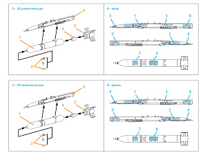 S-24 Rockets with APU-68 Launchers, 2 pcs (for all kits)