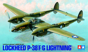 Model kit 1/48 Lockheed P-38F/G Lightning (Tamiya)