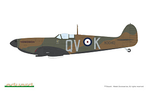 Model kit 1/48 BATTLE of BRITAIN Supermarine SPITFIRE Mk.Ia (Eduard kits)