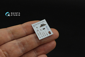 PZL P.11c 3D-Printed & coloured Interior on decal paper (IBG)