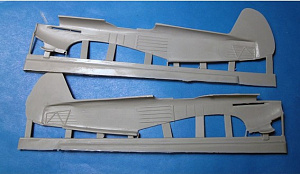 Additions (cast) 1/48 Yak-9/9D fuselage (for Modelsvit kit) (Vector)