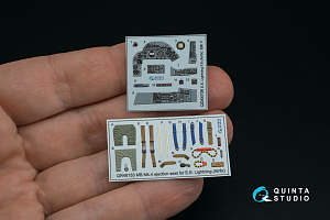 BAC/EE Lightning F.6 3D-Printed & coloured Interior on decal paper (Airfix)
