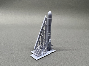 Additions (3D resin printing) 1/72 Rocket X-35U + AKU58 2 pcs. Set (KepModels)