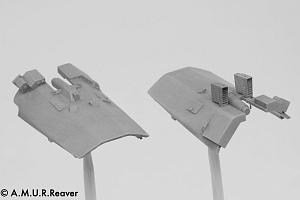 Additions (3D resin printing) 1/48 SEPECAT Jaguar Gr.1A Cab Upgrade Kit (A.M.U.R.Reaver) 