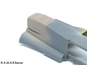 Additions (3D resin printing) 1/48 Air intakes and integral ducts for the SEPECAT Jaguar GR.1/Gr.1A model (A.M.U.R.Reaver) 