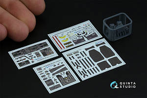 MH-60L Blackhawk 3D-Printed & coloured Interior on decal paper (ICM) (with 3D-printed resin parts)