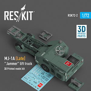 Additions (3D resin printing) 1/72 MJ-1A (Late) "Jammer" lift truck (3D-Printed model kit) (ResKit)