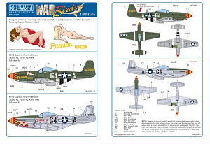 Decal 1/32 North-American P-51D Mustang (2) (Kits-World)