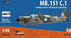 Model kit 1/48 Marcel-Bloch MB.151C.1 (Dora Wings)