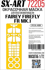 Paint Mask 1/72 Fairey Firefly FR Mk.I (Special Hobby)