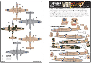 Decal 1/72 B-25C Mitchell (Kits-World)