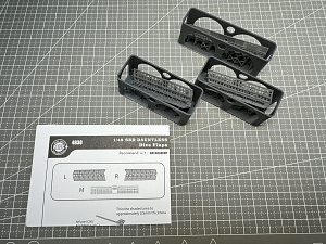 Additions (3D resin printing) 1/48 Douglas SBD Dauntless dive flaps (designed to be used with Accurate Miniatures and Academy kits)[SBD-1 SBD-2 SBD-3 SBD-4 SBD-5 SBD-6]