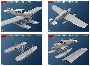 Model kit 1/48 Junkers F13 Float Plane Early (3x camo) (MiniArt)
