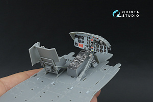 UH-1B 3D-Printed & coloured Interior on decal paper (Trumpeter) (Small version)