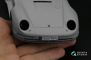 Porsche 959 3D-Printed & coloured Interior on decal paper (Tamiya)