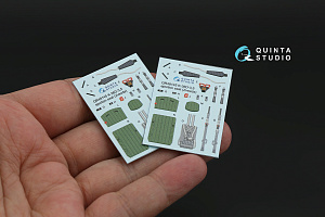 Su-30SM 3D-Printed & coloured Interior on decal paper (Zvezda)