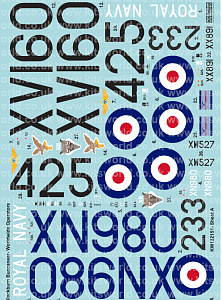 Decal 1/32 Blackburn Buccaneers RAF and other operators (Kits-World)