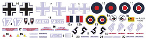 Model kit 1/48 Messerschmitt P.1101 Nightfighter (RS Models)
