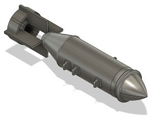 Additions (3D resin printing) 1/72 FAB-250TS bombs (4pcs) (Mazhor Models)