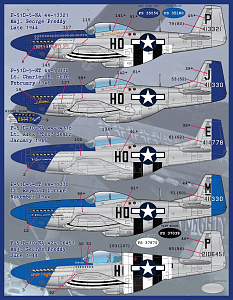 Decal 1/48 "Meyers Maulers Part1" (Furball Aero-Design)
