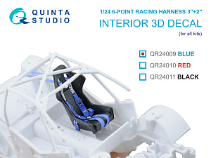 Sparco 6-point Racing Harness 3"+2", blue (all kits)