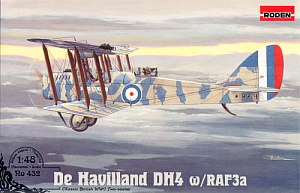 Model kit 1/48 De Havilland D.H.4 (w/ RAF 3a) (Roden)
