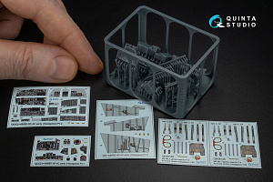 RF-4C Phantom II (early) 3D-Printed & coloured Interior on decal paper (Hasegawa) (with 3D-printed resin parts)