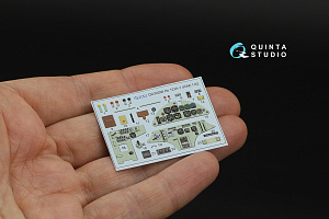 Hs 123A-1 early 3D-Printed & coloured Interior on decal paper (ICM)