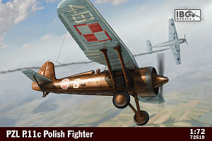 Model kit 1/72 PZL P.11c Polish Fighter Plane (IBG Models)