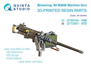 Browning .50 M2HB Machine Gun, 2 pcs (for all kits)