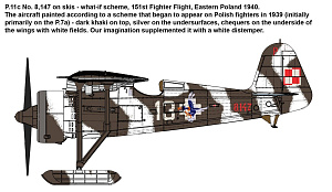 Model kit 1/72 PZL P.11c Polish Fighter - Rare Birds (IBG Models)