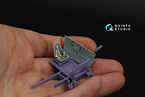 Bf 109E-3/E-4 3D-Printed & coloured Interior on decal paper (Dragon)