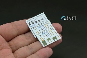 Mirage 2000B 3D-Printed & coloured Interior on decal paper (Modelsvit)