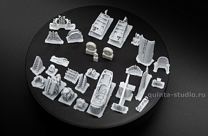 Additions (3D resin printing) 1/72 North-American P-51D ADVANCED set (designed to be used with Eduard kits) 