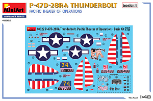 Model kit 1/48 P-47D-28RA Thunderbolt Pacific Theater of Op. (MiniArt)