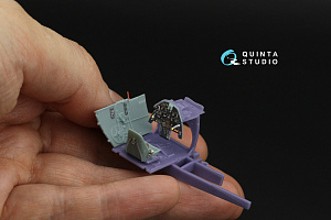 Bf 109E-3/E-4 3D-Printed & coloured Interior on decal paper (Dragon)